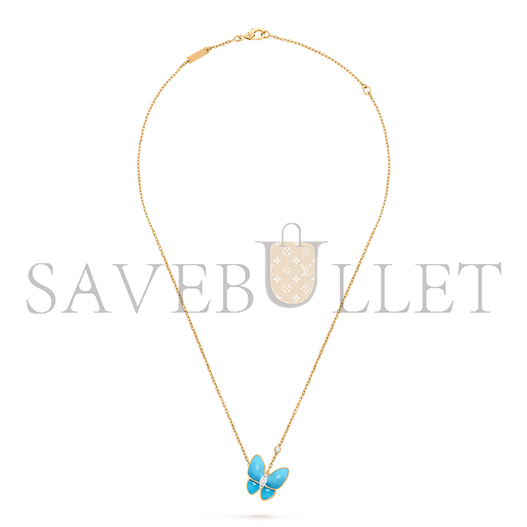 V*N CL*F arpels two butterfly pendant vcarp7up00